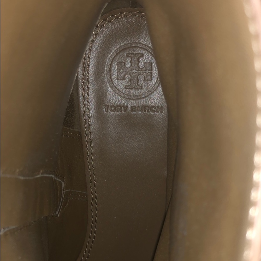 Tory Burch Tan Leather Ankle Boots, Size 8 - Picture 7 of 7